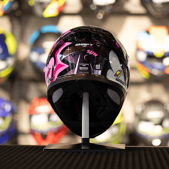  Casco moto Shaft pro 612dv moonsun camaleón ir.mr integral