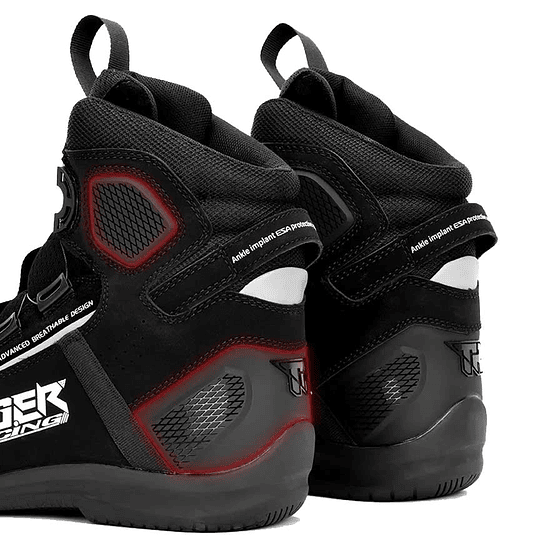 Botas Para Moto tiger racing r1 con caña urbanas