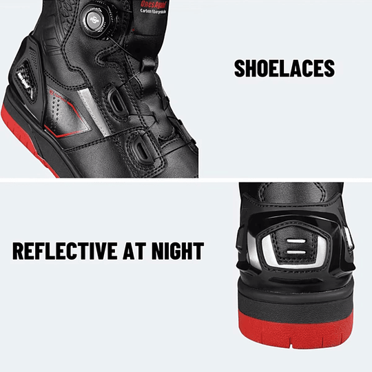 Botas para moto ones again ms07p urban reforzadas tipo zapatilla waterproof