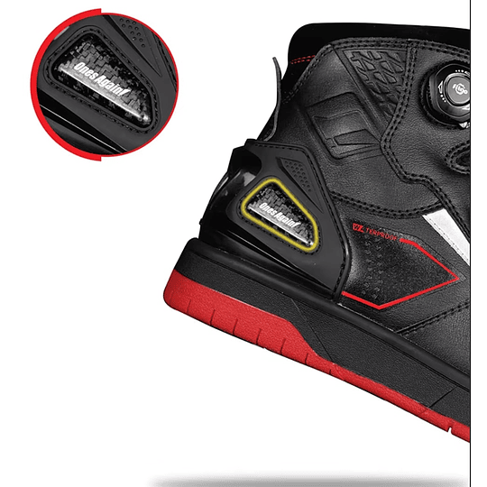 Botas para moto ones again ms07p urban reforzadas tipo zapatilla waterproof