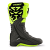 Botas para moto tiger racing t2 negro amarillo fluor motocross enduro