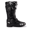 Botas para moto tiger racing t2 negro motocross enduro