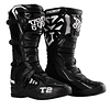 Botas para moto tiger racing t2 negro motocross enduro