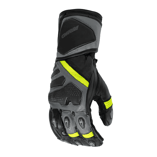 Guantes Para Moto Armad Gear Roam Cuero Largos Touch