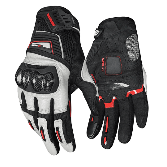 Guantes para moto ones again mg08 con protecciones carbono
