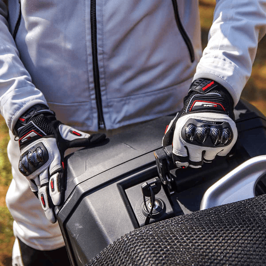 Guantes para moto ones again mg08 con protecciones carbono