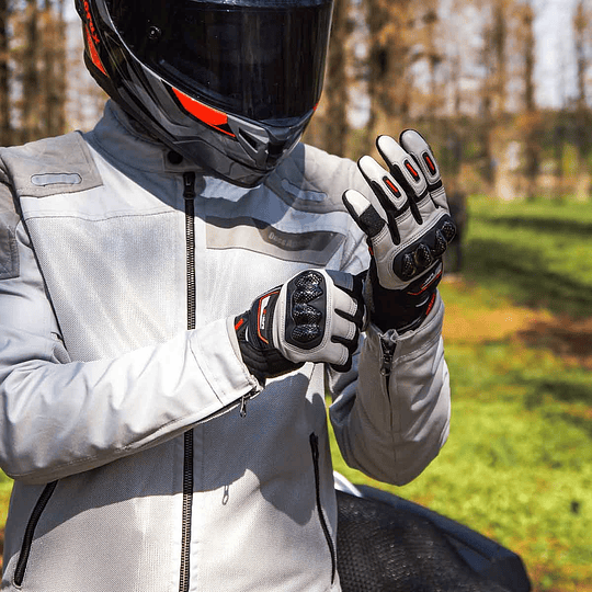 Guantes para moto ones again mg08 con protecciones carbono