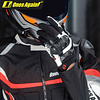 Guantes para moto ones again mg30 negro blanco con protecciones touch