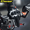 Guantes para moto ones again mg30 negro blanco con protecciones touch