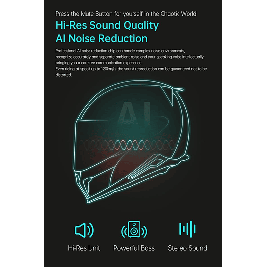 Manos libres freedconn FX pro para casco moto IP67 intercomunicador mesh 6 vías