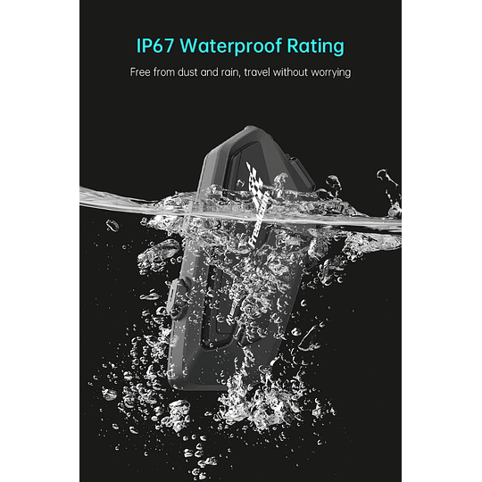 Manos libres freedconn FX pro para casco moto IP67 intercomunicador mesh 6 vías