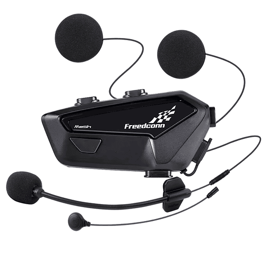 Manos libres freedconn FX pro para casco moto IP67 intercomunicador mesh 6 vías