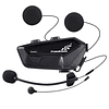 Manos libres freedconn FX pro para casco moto IP67 intercomunicador mesh 6 vías