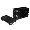 Maletas laterales para moto 4rs v39 v2 aluminio black 72 litros universal desmontables