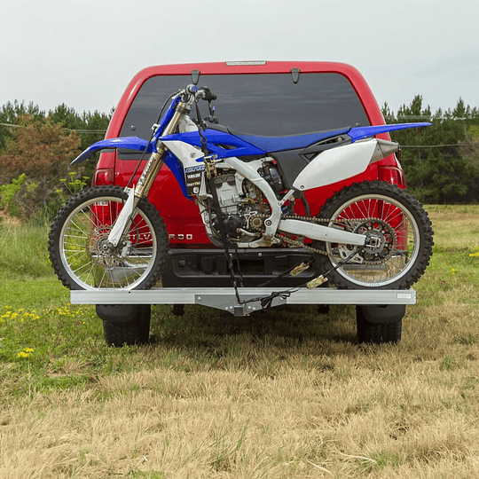 Porta moto para auto aluminio coco arrastre con rampa