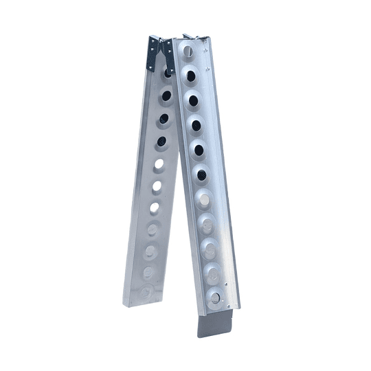 Rampa para moto aluminio 4rs atv-024-f plegable en 2 slim 215x16cm 182kg