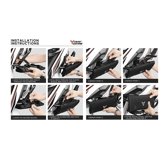 Bolso porta herramientas motocentric portatil para moto