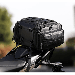 Bolso de cola para moto Rhinowalk MT4026 expandible de 19 a 26 litros impermeable