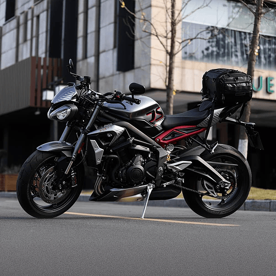 Bolso de cola para moto Rhinowalk MT4026 expandible de 19 a 26 litros impermeable