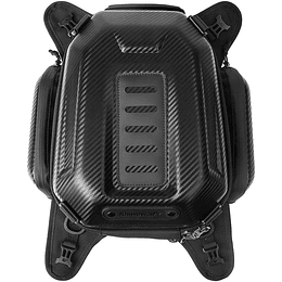 Bolso estanque para moto rhinowalk mtr3001 expandible 15 a 18 litros
