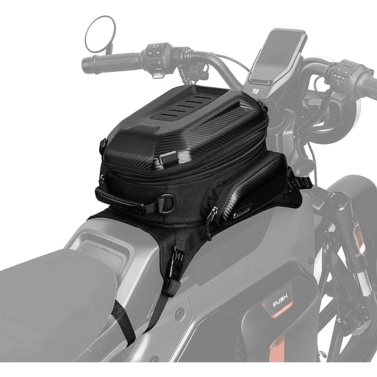 Bolso estanque para moto rhinowalk mtr3001 expandible 15 a 18 litros