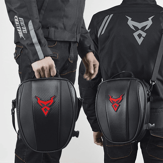 Bolso estanque y cola para moto motocentric expandible de 8 a 11.5 litros 11-MC-0079