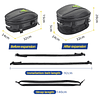 Bolso estanque y cola para moto motocentric expandible de 8 a 11.5 litros 11-MC-0079