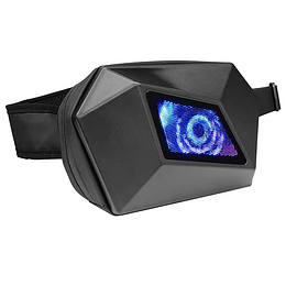 BOLSO CRUZADO BANANO PARA MOTO KNIGT PANTALLA LED DINÁMICA RIGIDO