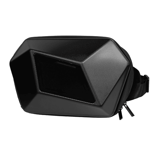 BOLSO CRUZADO BANANO PARA MOTO KNIGT PANTALLA LED DINÁMICA RIGIDO