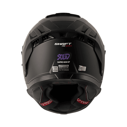Casco moto shaft pro 606sp solid ng mr integral con sun visor (V/SV)