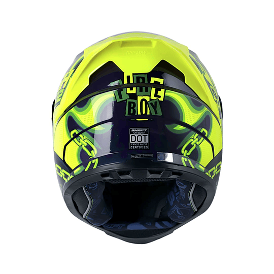 casco moto shaft 502sp fire boy mr integral normal dot acreditado (VSV)