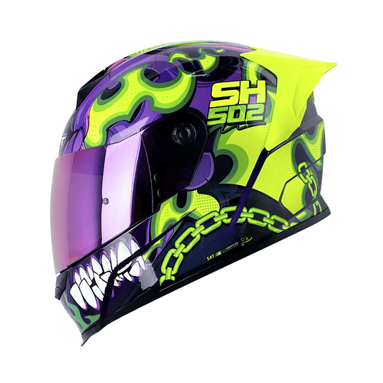 casco moto shaft 502sp fire boy mr integral normal dot acreditado (VSV)