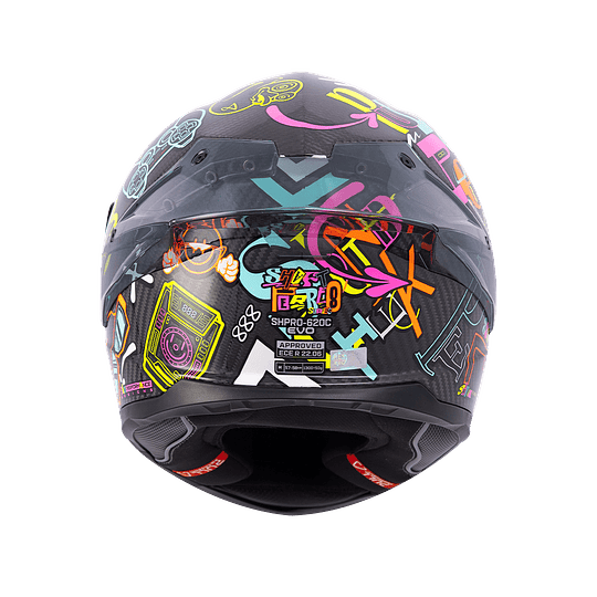 Casco moto Shaft pro 620c evo carbon 888 AGUDELO edición limitada (VSV)