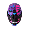 Casco moto hro mx-330dv space race mr fc multiproposito
