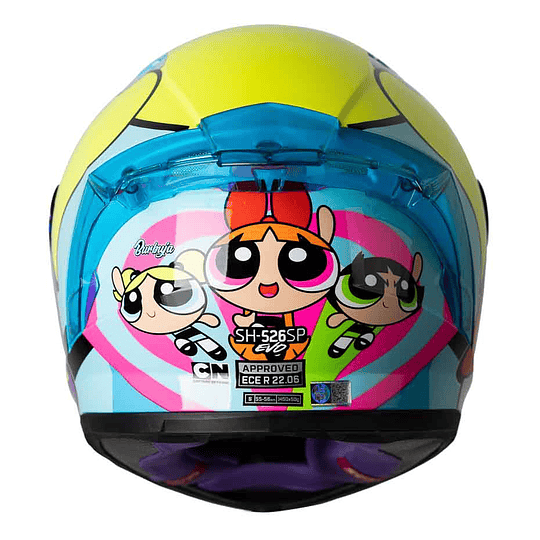 CASCO MOTO SHAFT 526SP EVO BURBUJA INTEGRAL CARTOON NETWORK