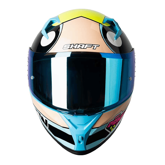 CASCO MOTO SHAFT 526SP EVO BURBUJA INTEGRAL CARTOON NETWORK