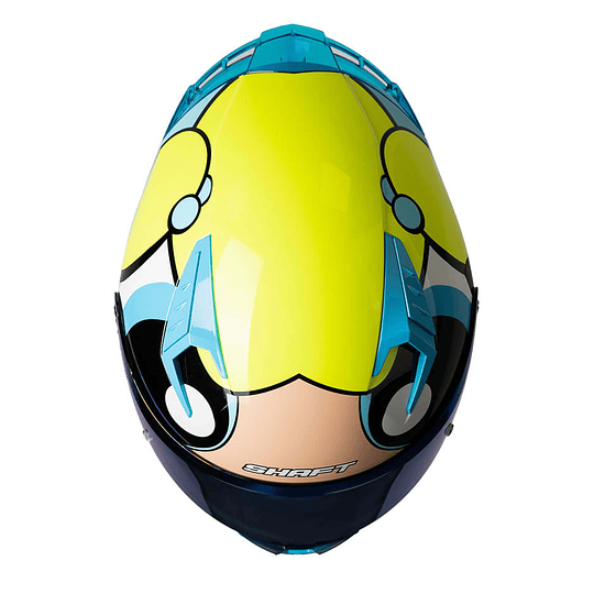 CASCO MOTO SHAFT 526SP EVO BURBUJA INTEGRAL CARTOON NETWORK