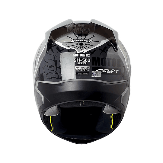 Casco moto shaft 560 evo motion v2 gr brillo ng integral