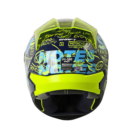 Casco moto shaft 560 evo notes az.os am.n integral