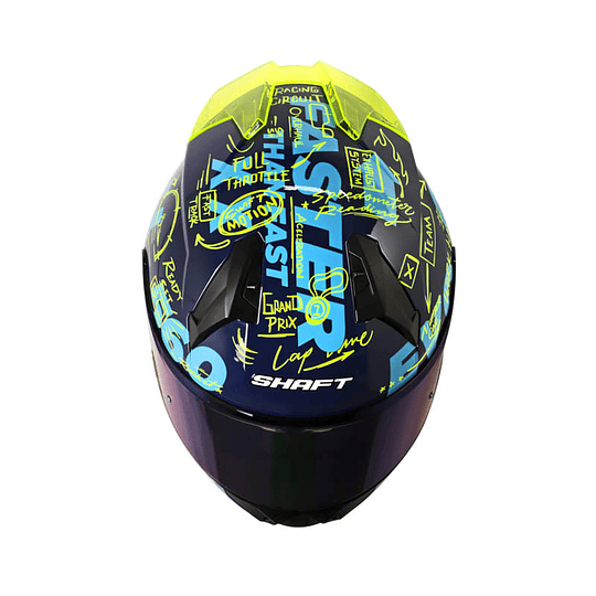 Casco moto shaft 560 evo notes az.os am.n integral