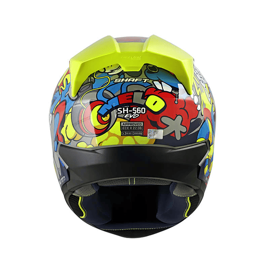 Casco moto shaft 560 evo melo gr rj integral