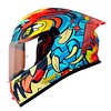 CASCO MOTO SHAFT 526SP EVO OJIBROU AZUL ROJO INTEGRAL