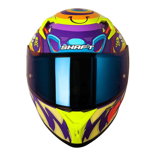 CASCO MOTO SHAFT 526SP EVO OJIBROU MORADO INTEGRAL