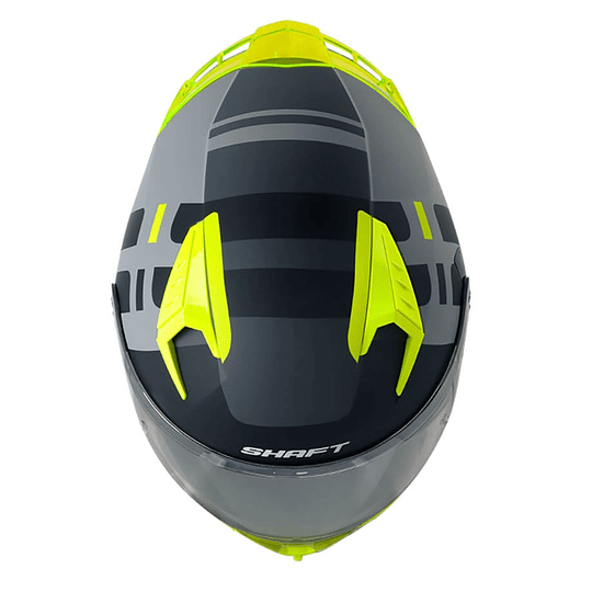 CASCO MOTO SHAFT 526SP EVO SAMPLER GRIS AMARILLO INTEGRAL