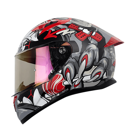 Casco moto shaft 522 sp tiguerazo gr mate rj integral