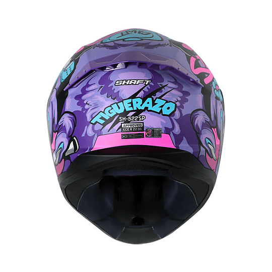 Casco moto shaft 522 sp tiguerazo mr mate az integral