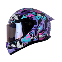 Casco moto shaft 522 sp tiguerazo mr mate az integral