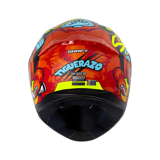 Casco moto shaft 522 sp tiguerazo nj.n mate integral