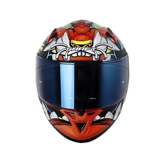 Casco moto shaft 522 sp tiguerazo nj.n mate integral