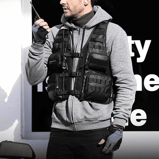 Chaleco utilitario para moto Rhinowalk MT1012 Multi función outdoor